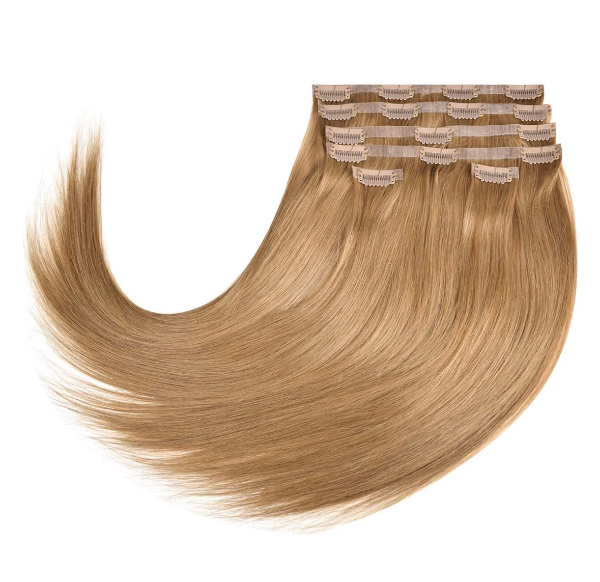 Clip- In Caramel Blonde Hair
