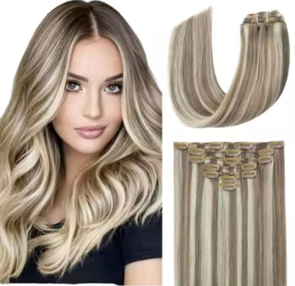 Clip-In Creamy Highlights