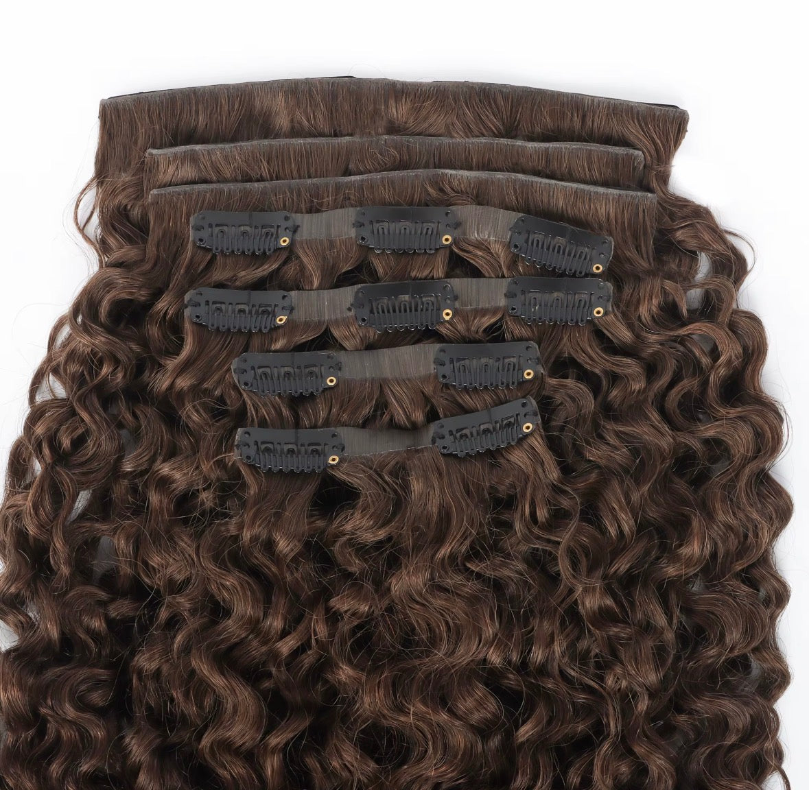 Clip-In - Espresso Brown Curly