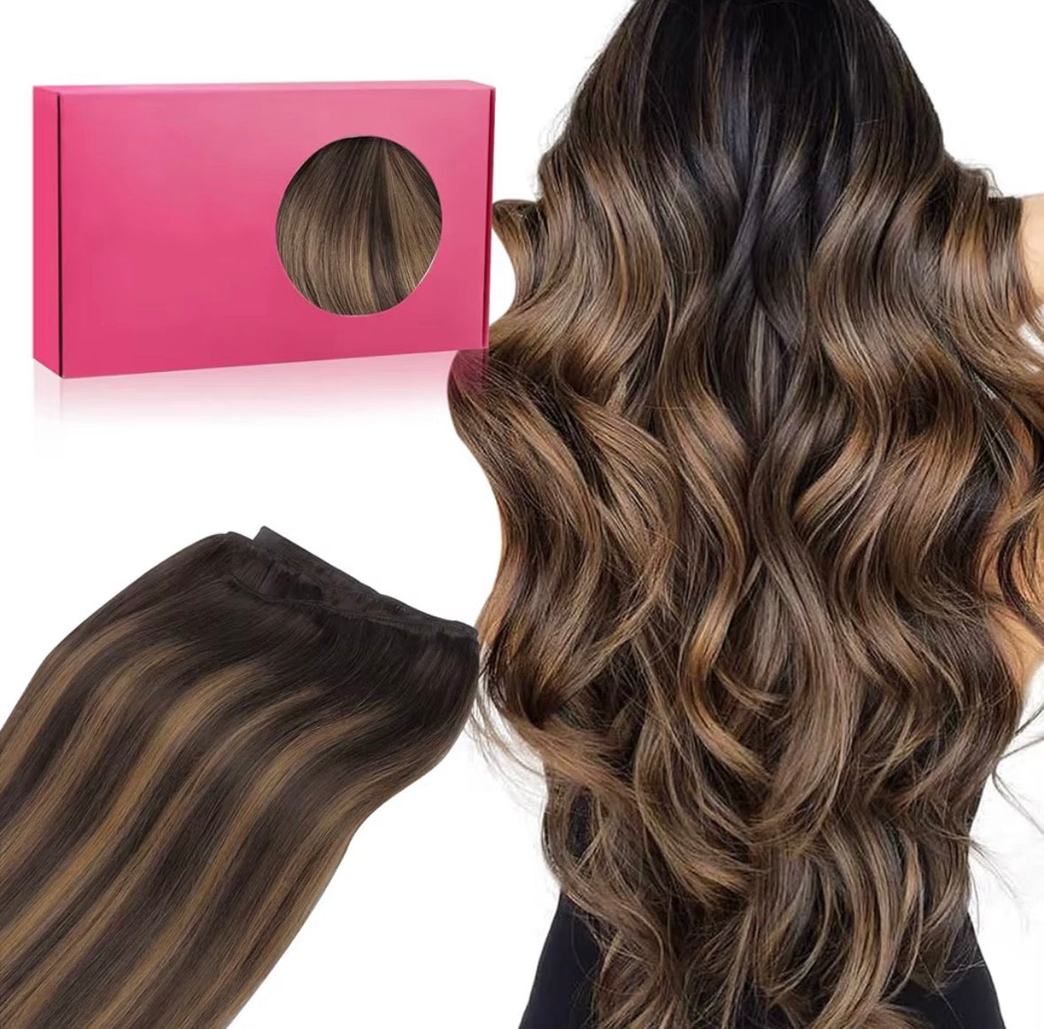 Clip In Mocha Blend