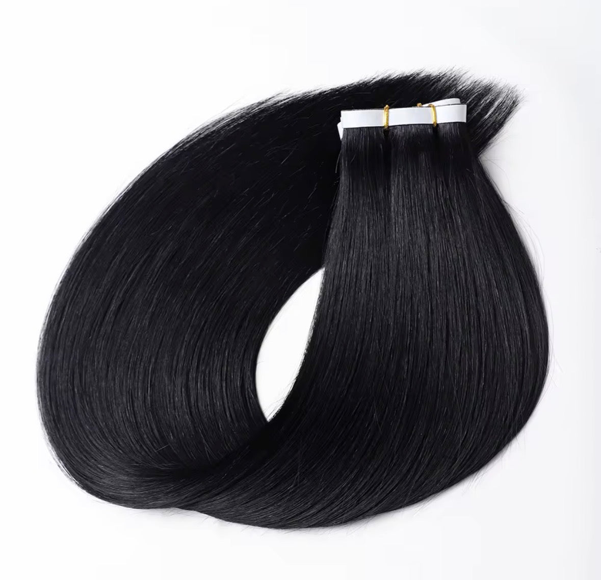 Invisible Tape Hair Extensions-Jet Black