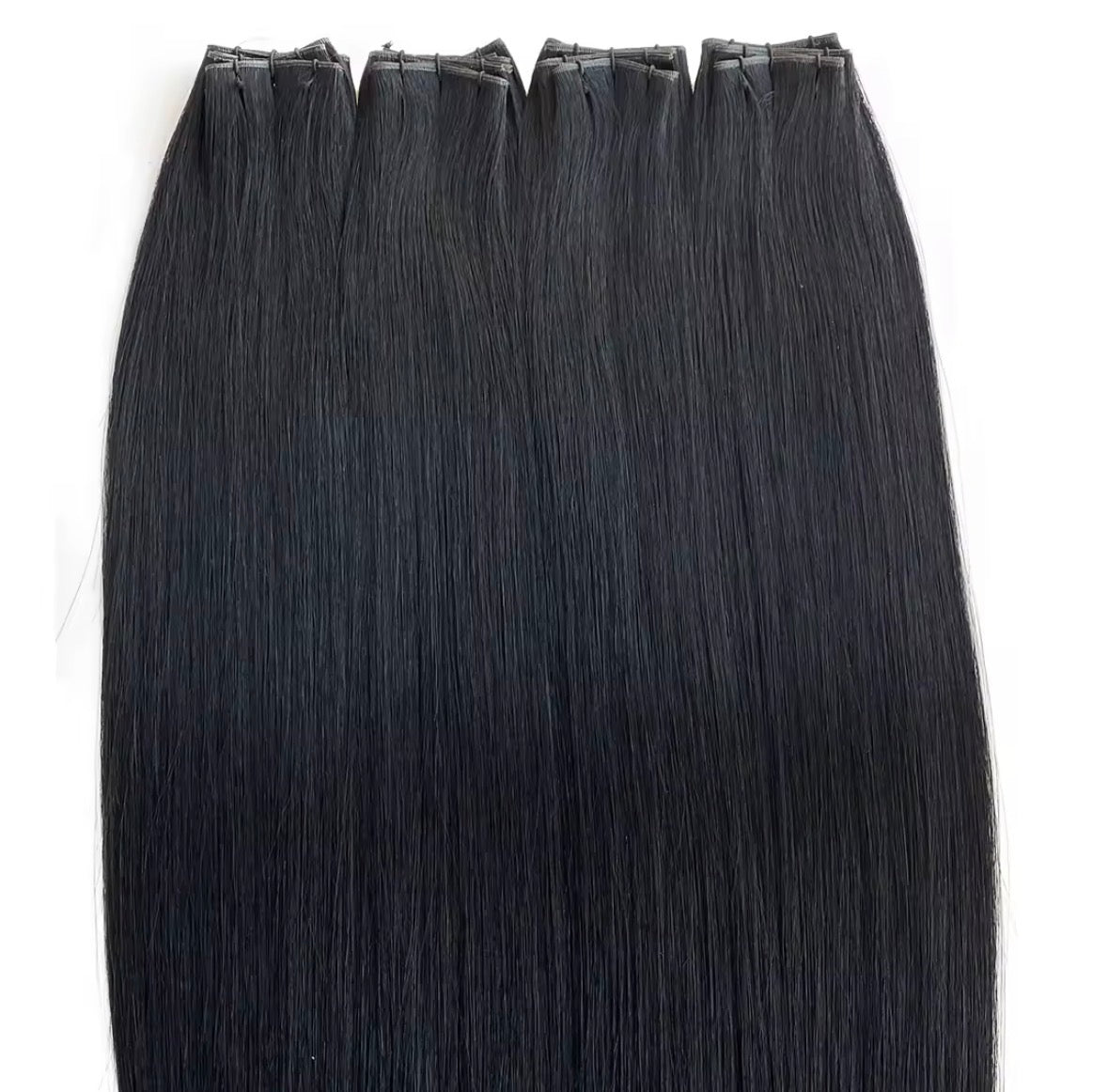 Jet Black Weft Hair