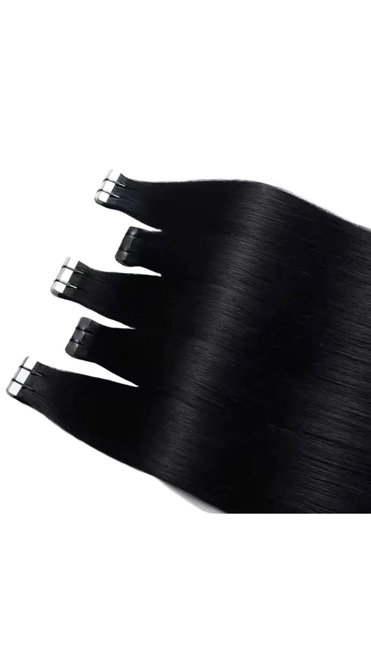 Tape-In Jet black