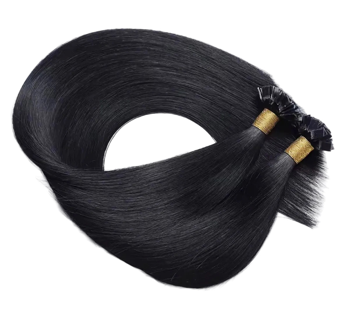 Jet Black Keratin Hair
