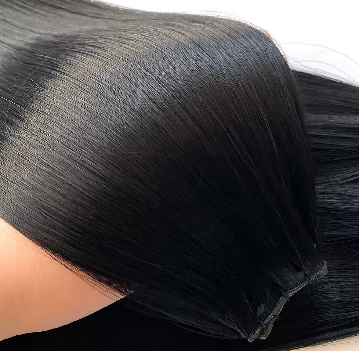 Jet Black Weft Hair