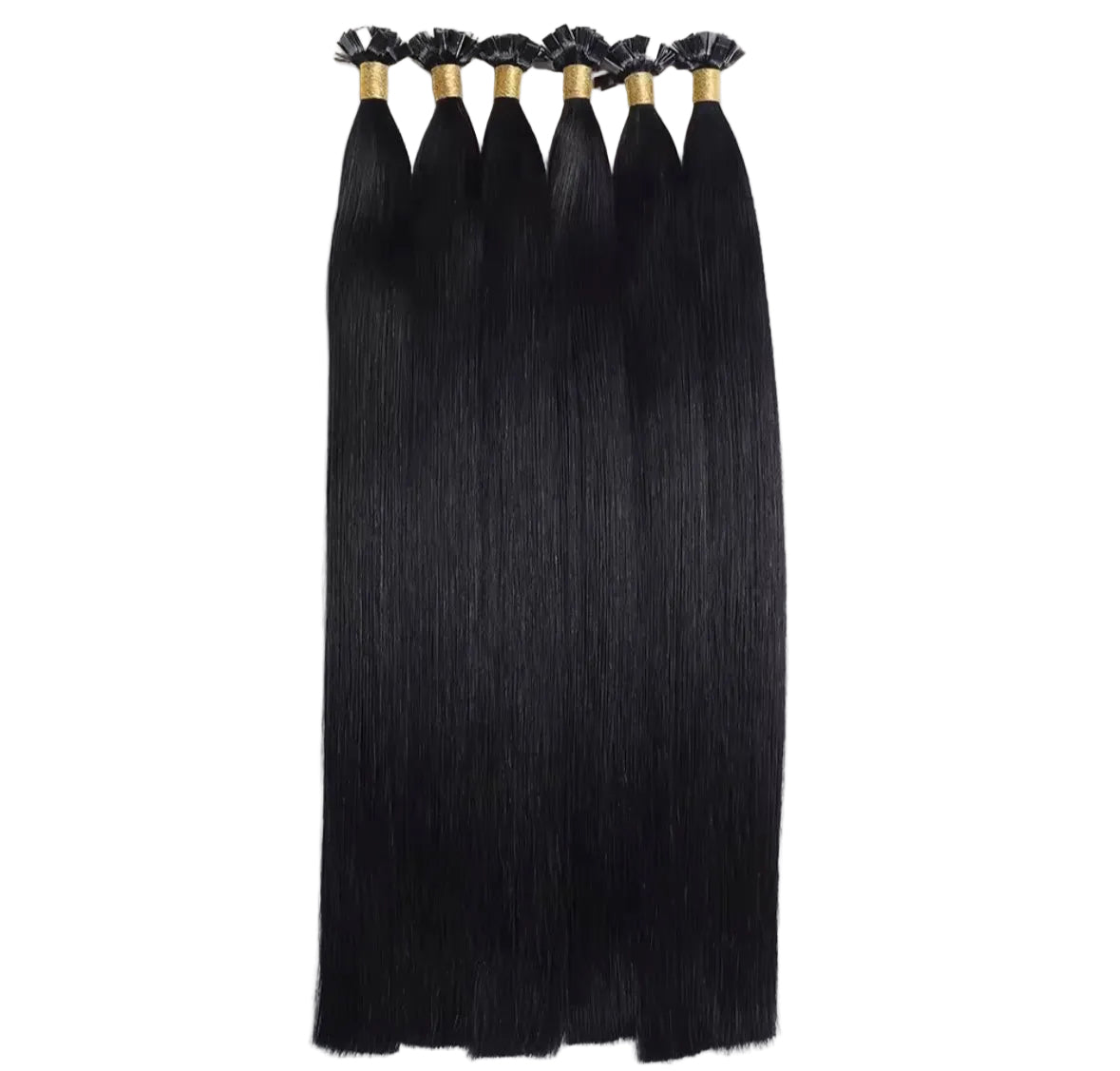 Jet Black Keratin Hair