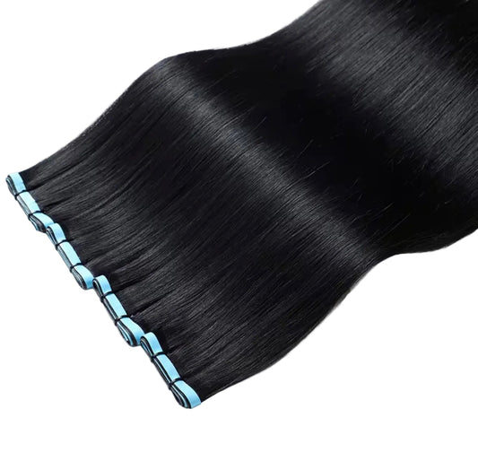 Invisible Tape Hair Extensions-Jet Black