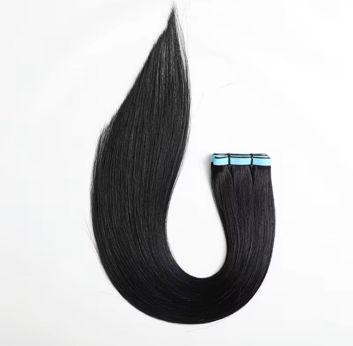 Invisible Tape Hair Extensions-Jet Black